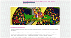 Desktop Screenshot of kinderbetreuung-alibaba.ch